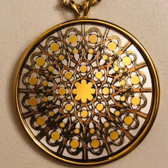 97s Reed Barton Damascene Pendant 